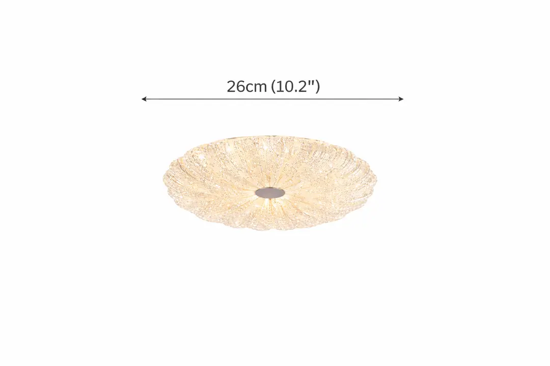 Zarif Yuvarlak 3 Renkli LED Plafonyer Avize 26 cm — görsel 2