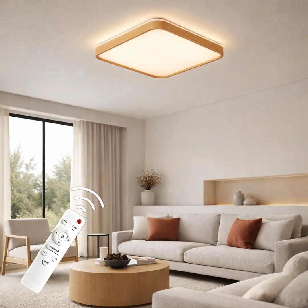 Teos Kumandalı 3 Renkli LED Plafonyer Avize 40 cm Teos Kumandalı 3 Renkli LED Plafonyer Avize 40 cm