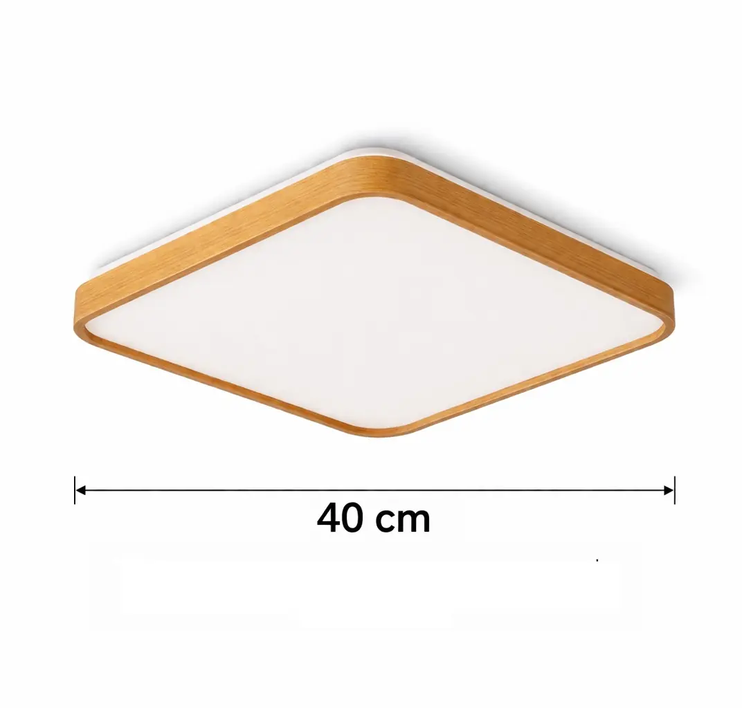 Teos Kumandalı 3 Renkli LED Plafonyer Avize 40 cm — görsel 3