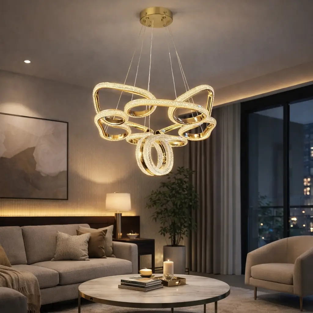 Porto 3 Renkli LED Sarkıt Avize 45 cm Porto 3 Renkli LED Sarkıt Avize 45 cm