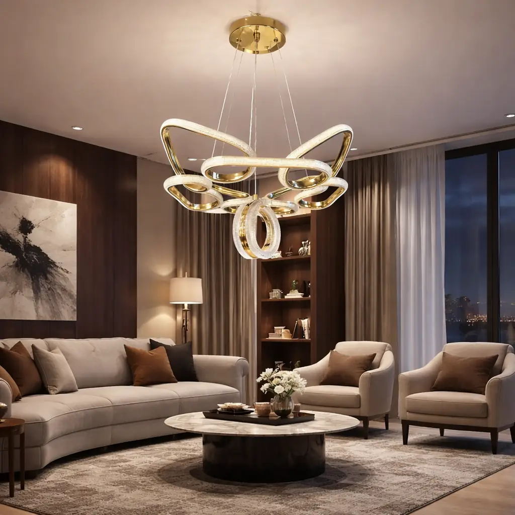 Porto 3 Renkli LED Sarkıt Avize 45 cm — görsel 2