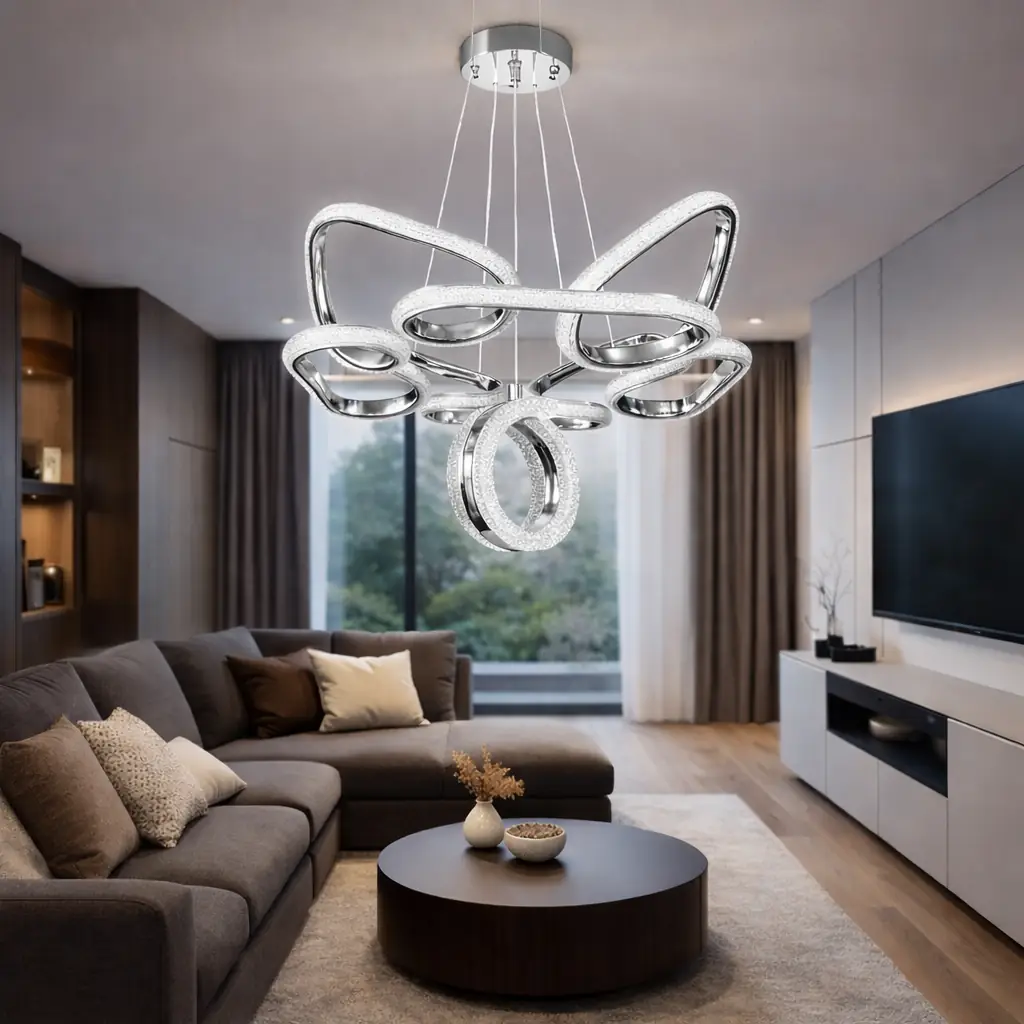 Porto 3 Renkli LED Sarkıt Avize 45 cm — görsel 4