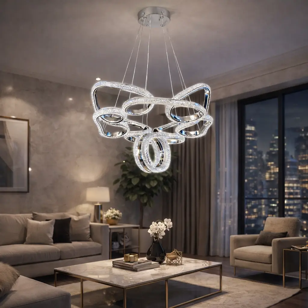 Porto 3 Renkli LED Sarkıt Avize 45 cm — görsel 5