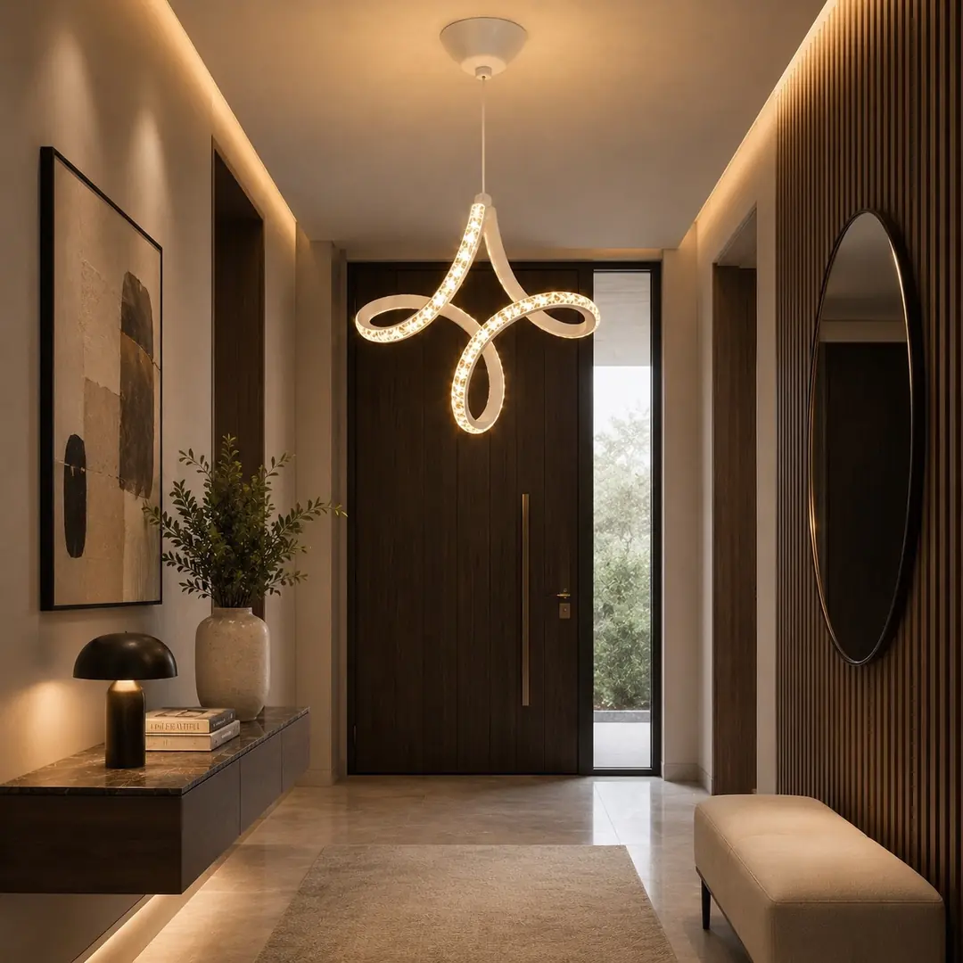 Sena 3-Farben LED Pendelleuchte Kronleuchter Sena 3 Renkli LED Sarkıt Avize