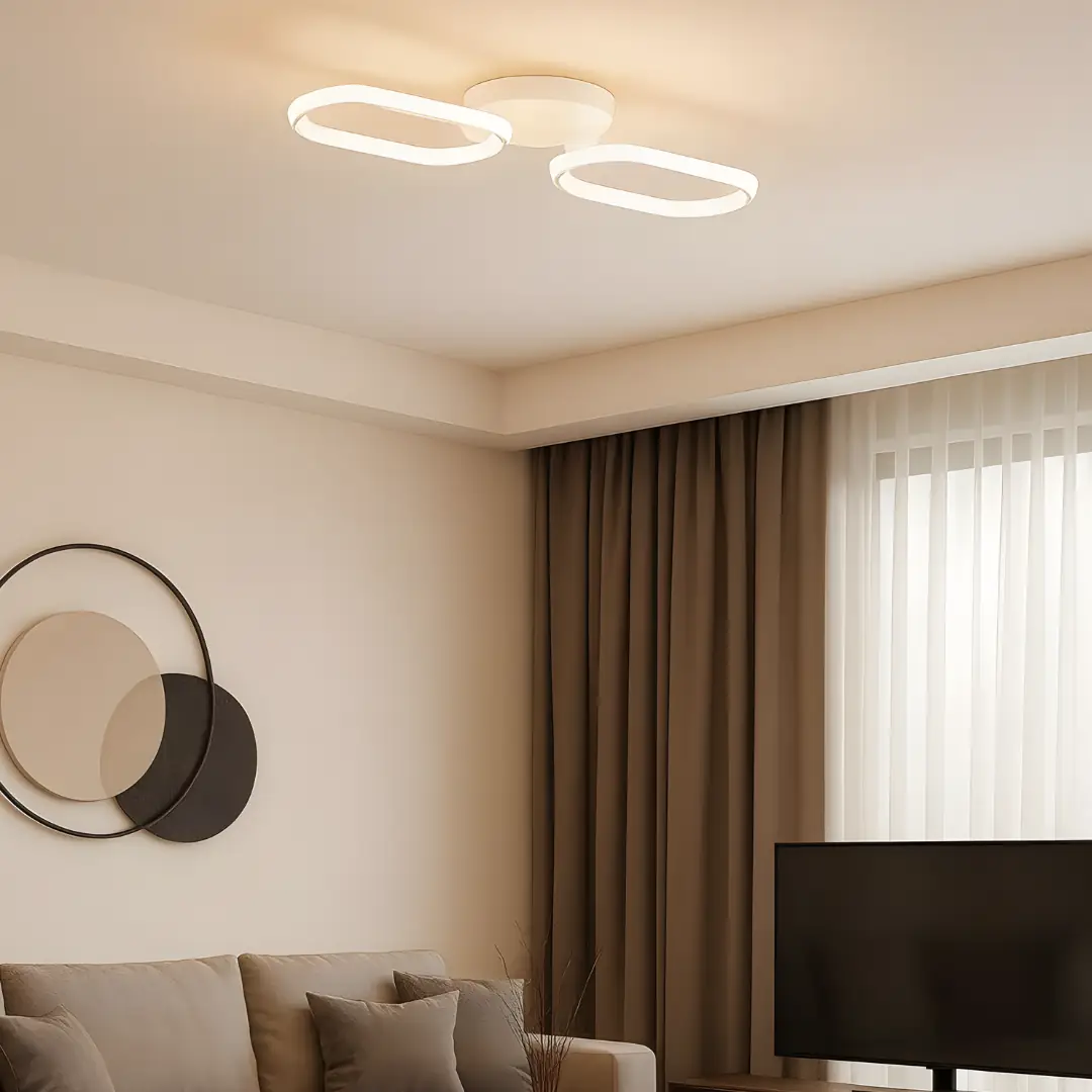 2 vías Hermes LED Plafón Lámpara de Araña 2'li Hermes LED Plafonyer Avize