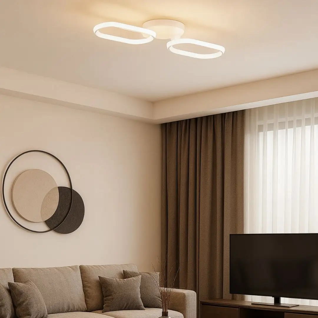 2'li Hermes LED Plafonyer Avize — görsel 2