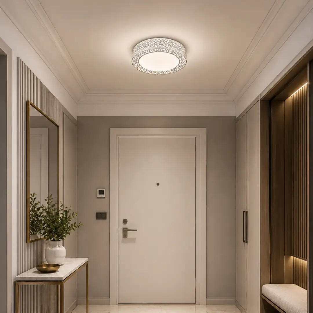 Truva 3-Colour LED Ceiling Light Chandelier 26 cm Truva 3 Renkli LED Plafonyer Avize 26 cm