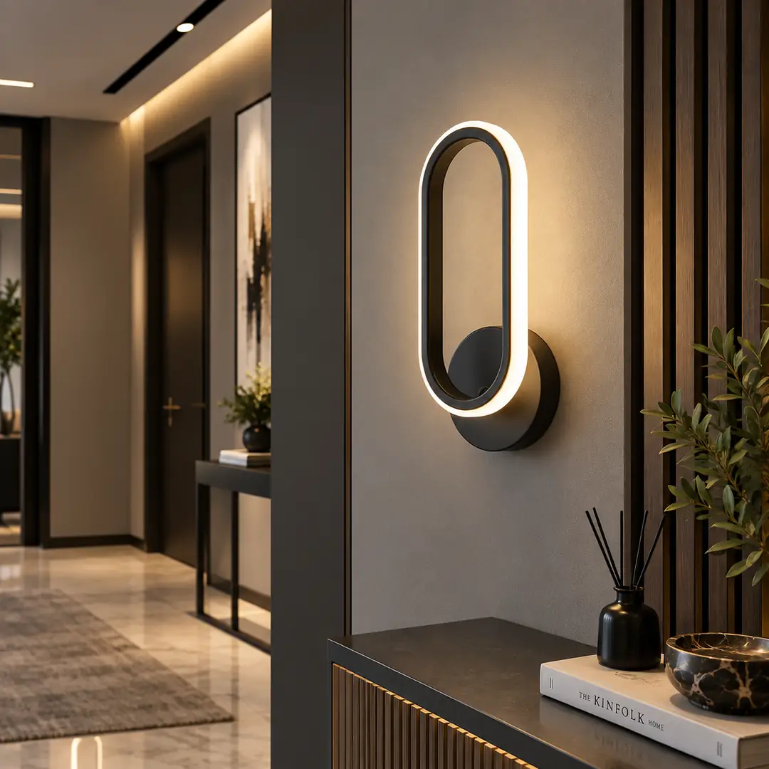 أسود Hermes LED إضاءة جدارية Siyah Hermes LED Aplik