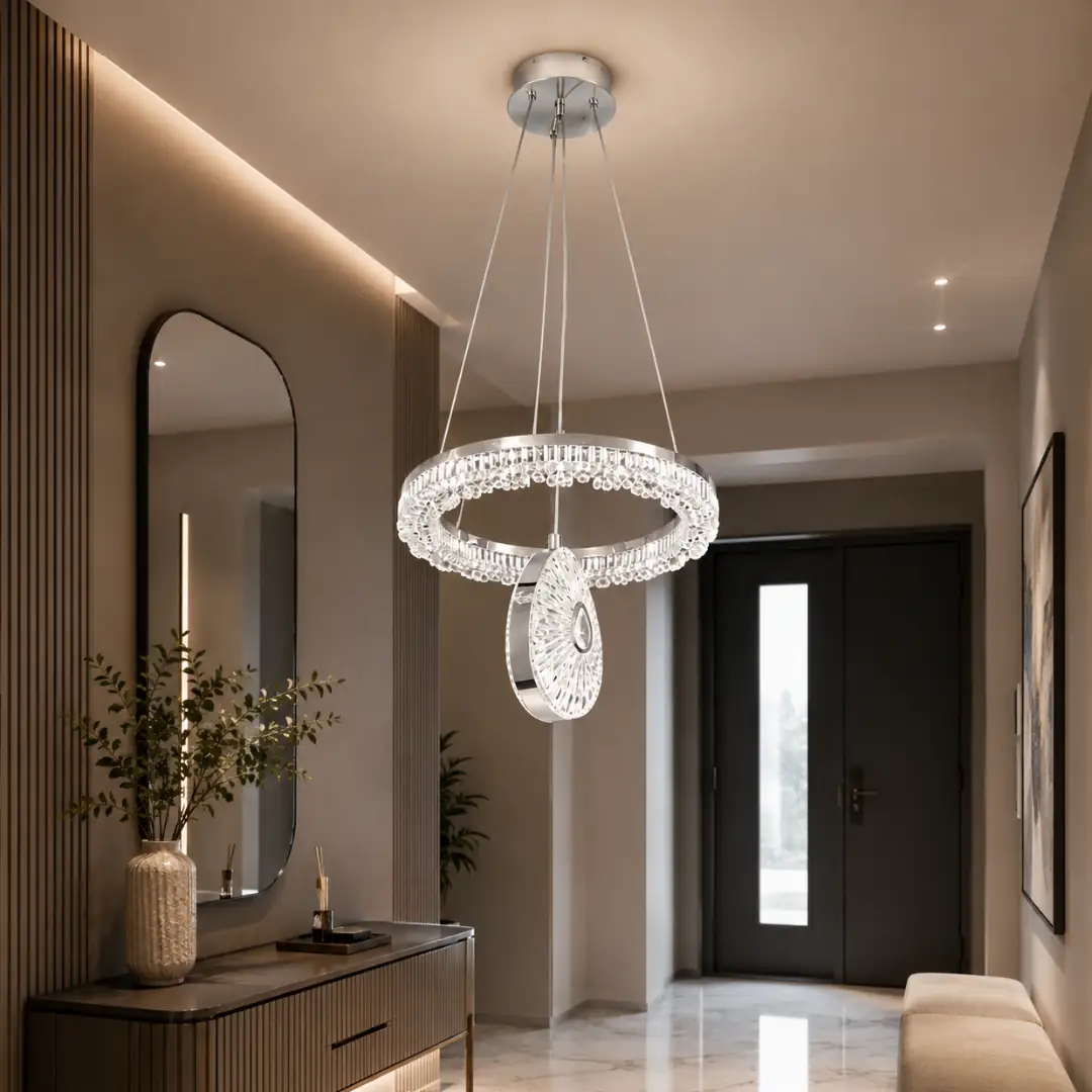 İhtişam 3 Renkli LED Sarkıt Avize 30 cm — görsel 2