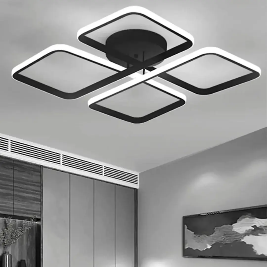 Siyah Nova LED Plafonyer Avize — görsel 2