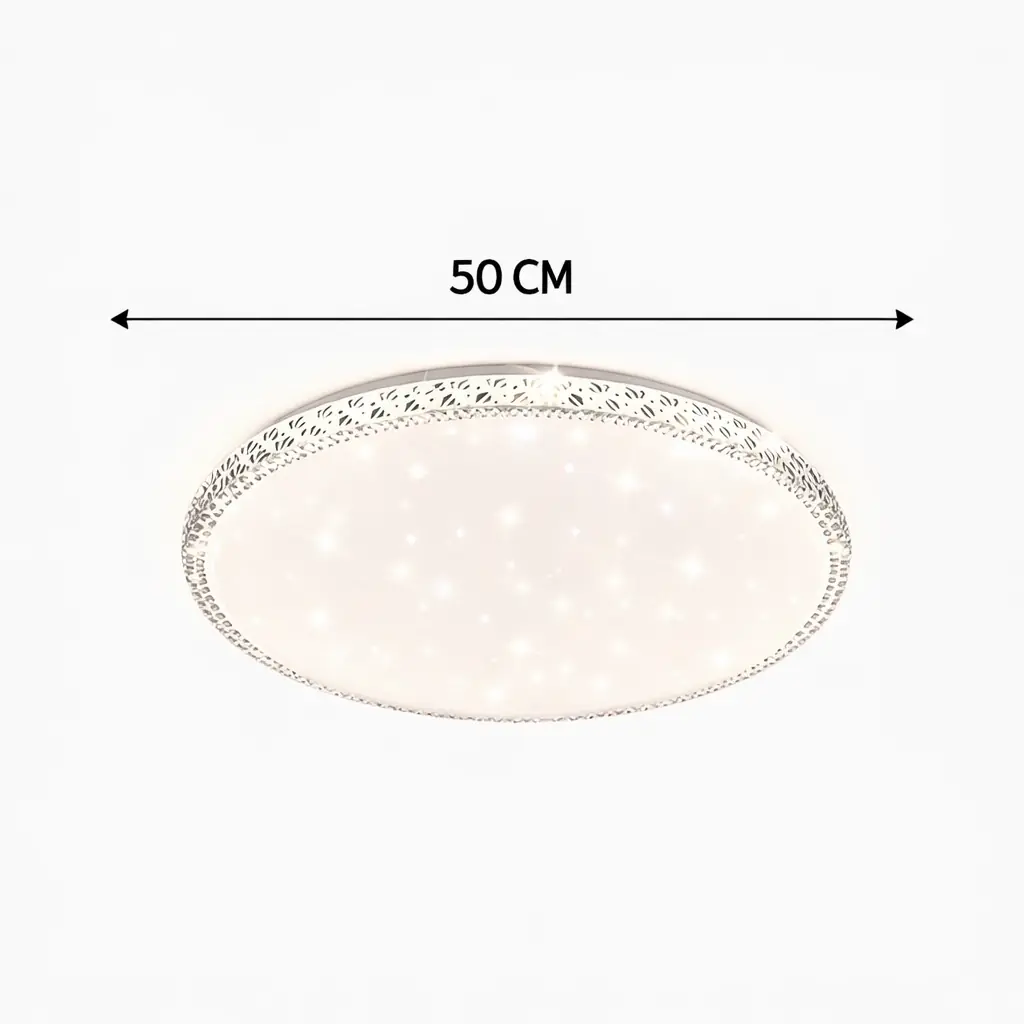 Bonita Yuvarlak Kumandalı 3 Renkli LED Plafonyer Avize 50 cm — görsel 3