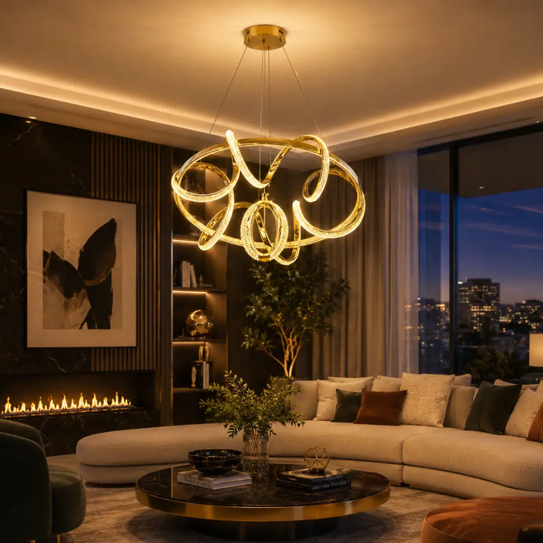 Manyas 3 Renkli LED Sarkıt Avize Manyas 3 Renkli LED Sarkıt Avize