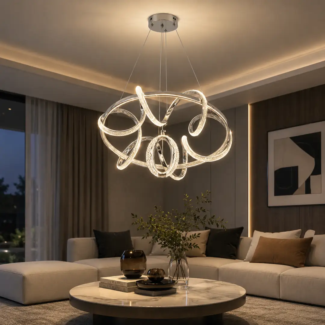 Manyas 3 Renkli LED Sarkıt Avize Manyas 3 Renkli LED Sarkıt Avize