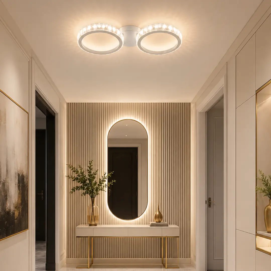 2fach Asos 3-Farben LED Deckenleuchte Kronleuchter 2'li Asos 3 Renkli LED Plafonyer Avize