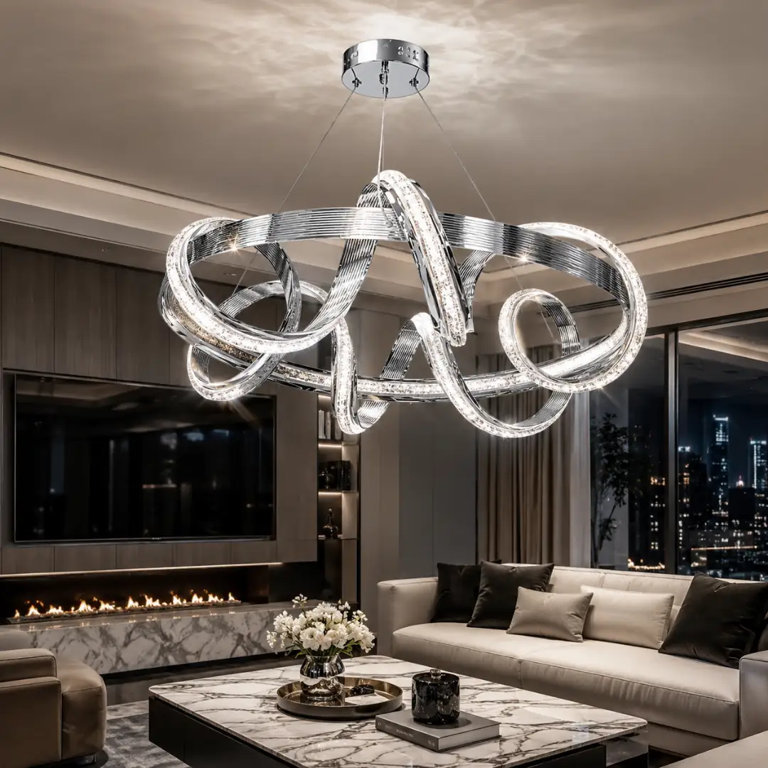 Armina 3 Renkli LED Sarkıt Avize 50 cm — görsel 2