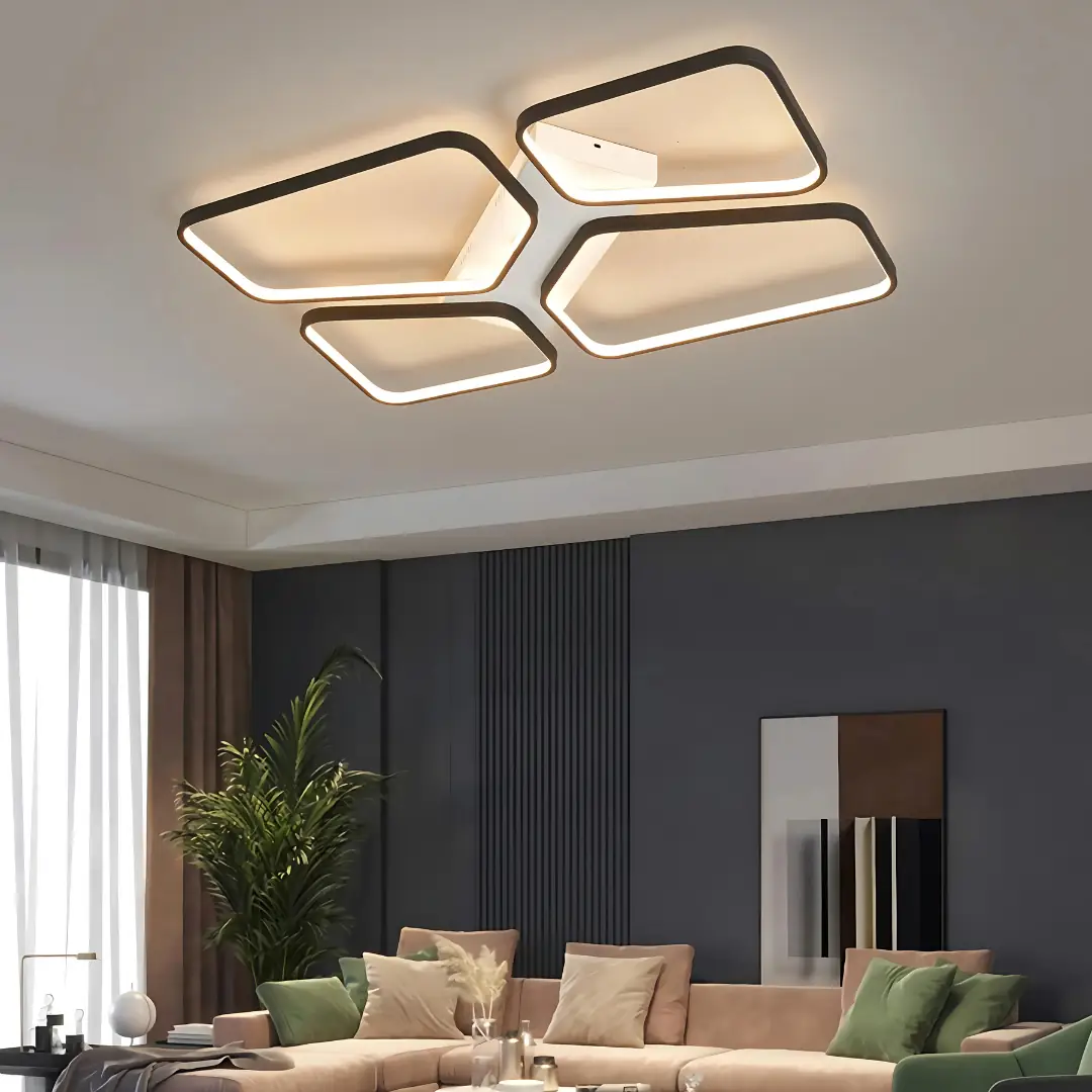 Pamira 3 Couleurs LED Plafonnier Lustre Pamira 3 Renkli LED Plafonyer Avize