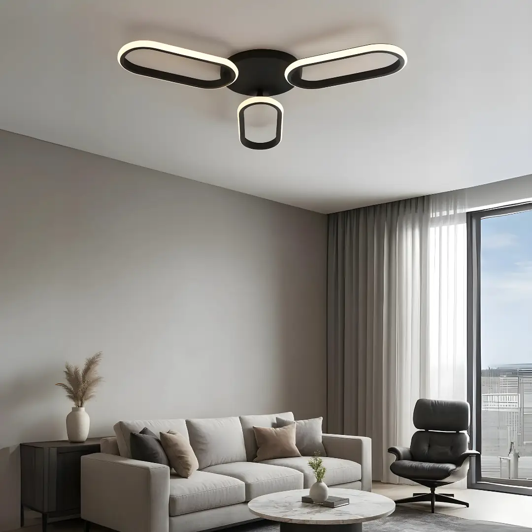 3'lü Hermes LED Plafonyer Avize — görsel 2