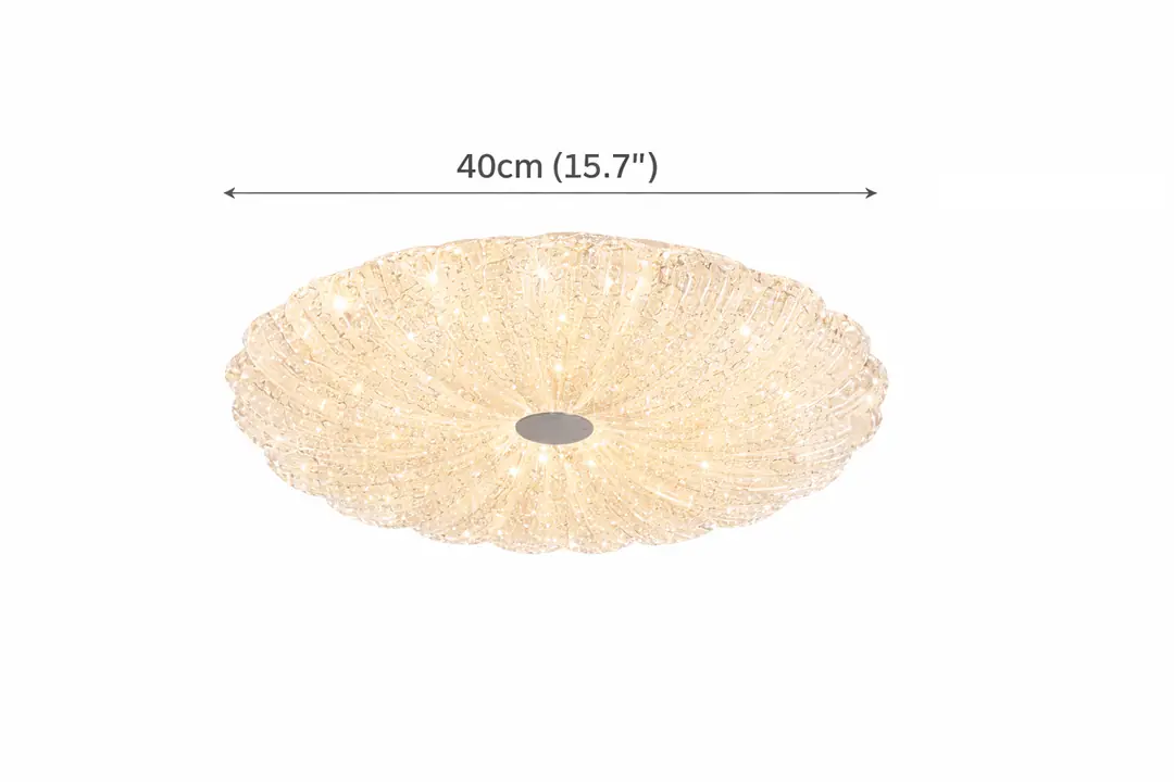 Zarif Yuvarlak Kumandalı 3 Renkli LED Plafonyer Avize 40 cm — görsel 3