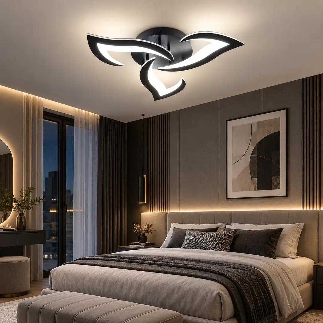 3'lü 3 Renkli LED Plafonyer Avize