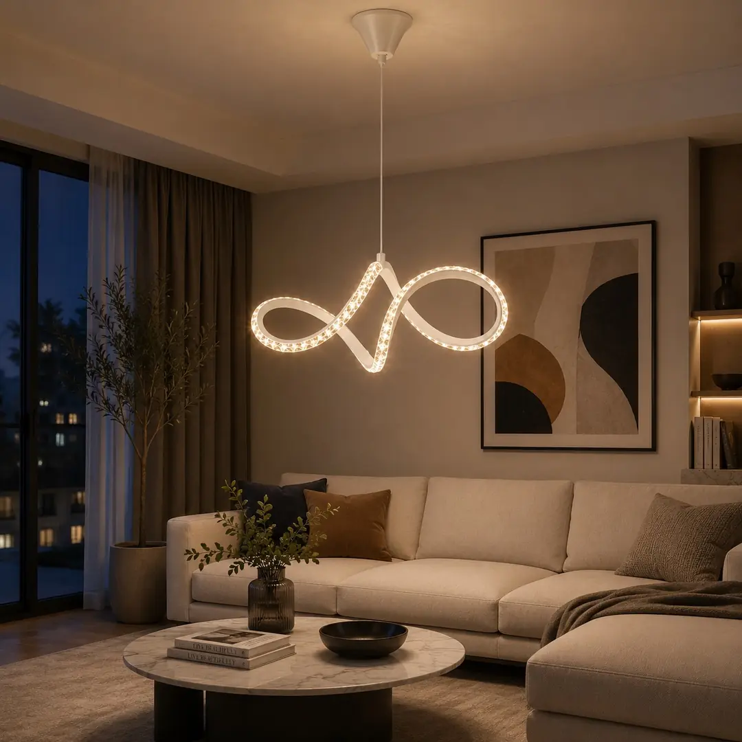 Mina 3 Couleurs LED Suspension Lustre Mina 3 Renkli LED Sarkıt Avize