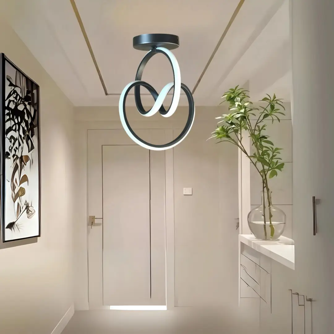 Schwarz Trend LED Deckenleuchte Kronleuchter Siyah Trend LED Plafonyer Avize