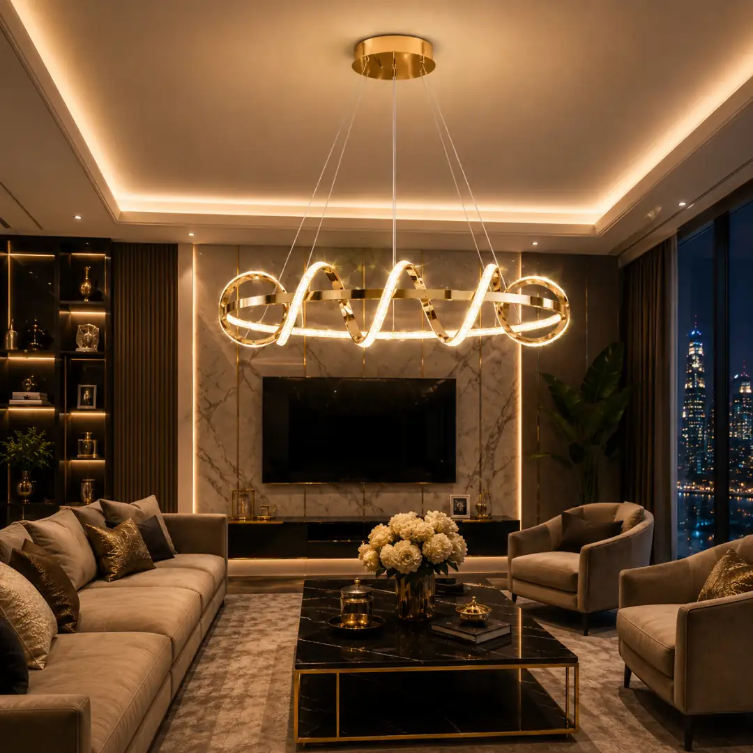 Mango 3 Renkli LED Sarkıt Avize 80 cm Mango 3 Renkli LED Sarkıt Avize 80 cm