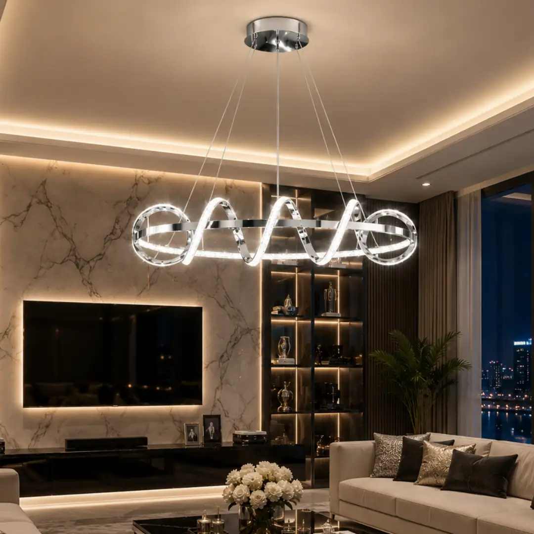 Mango 3 Renkli LED Sarkıt Avize 80 cm — görsel 2